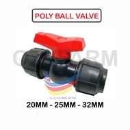 poly ball valve compact valve poly stopcock
