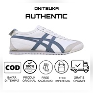 Onitsuka blue embroidered shoes, men's shoes,/ shoes Wanita sneakers