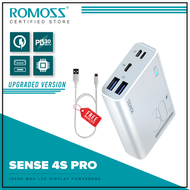 Romoss 30W Fast Charging Powerbank Sense 4S Pro 10000mAh/ Sense 6PS Pro 20000mAh/ Sense 8PS Pro 3000