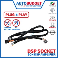 DSP Socket Plug and Play Android Player Perodua Proton Toyota Honda DSP Cable PNP DSP Socket