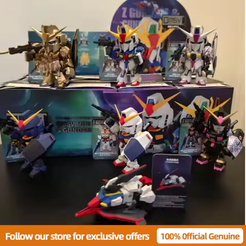 Genuine TOPTOY Bandai Z Gundam Blind Box QMSV Mini IZGUNDAM GUNDAM Series Figurine Desktop Ornament 