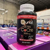 Qunol 水溶性CoQ10輔酶Q10 100mg 180粒