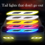 Colorful Car Sticker Car Warning Reflective Decorative Sticker Protecter Strip For Car Door Car Door Handle Car Fender Bumper Car Rearview Mirror Car Wheel Eyebrow Car Body Glow in the Dark