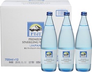 📌ส่งฟรี Fuji Mineral Sparkling Water Glass 700 ml. 12 bottle น้ำแร่จากภูเขาไฟฟูจิ ขวดแก้ว 700 มล. 1