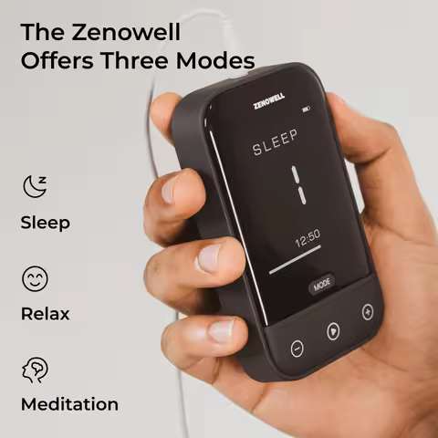 ZenoWell Vagus Nerve Device,Sleep Aid Device for Sleep/Anxiety/Relaxation/Focus and Long Term Stress