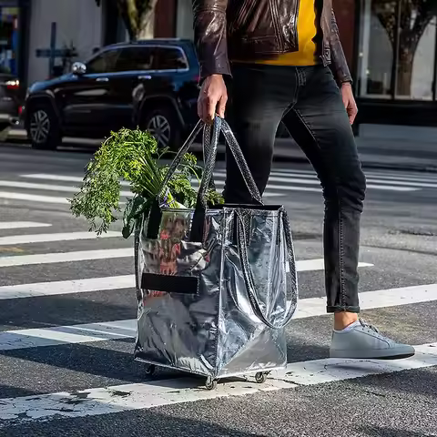 Hulken Large Capaci Travel Bag Che-In Hand Lage Suitcase Outdoor Busin Trip Folding Wheel Bag op Bag