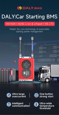 Daly Smart BMS 100A 150A 4S 12V 8S 24V 10S 24V BMS Auto Starten Car Starting BMS Lifepo4 LTO Lithium
