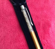 施華洛世奇 水晶筆 香檳金水晶swarovski crystalline pen