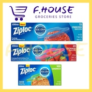 Ziploc Sandwich Value Pack (100's)/ Storage Gallon (20's)/ Freezer Gallon (15's)