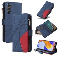 Premium Leather Wallet Flip Case with Stand for Samsung S21 S23 Ultra S24 Ultra A34 A54