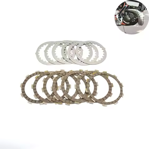 For YAMAHA DT230 MT250 Motorcycle Clutch Plate Engine Parts HJ250H Dirt Bike Clutch Drive Plate 250c