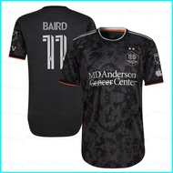 JX1 2023 MLS Corey Baird Houston Dynamo FC Jersey Football Tshirts Short Sleeve Sports Tee Plus Size