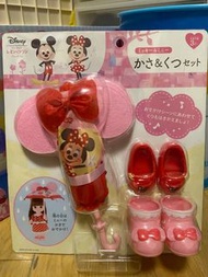 Disney 妮妮＆沙奈／咪露 mellchan 雨傘鞋set