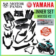 NVX155 V1 V2 NVX 155 AEROX COVER INNER SET PART HITAM KAVER BLACK METER FENDER BBP-F8400-00 100% ORIGINAL YAMAHA