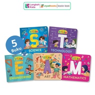 Ziyadbooks 5 Steam Story Books Educational Science Readings for Children with Pictures for 3-4 Years