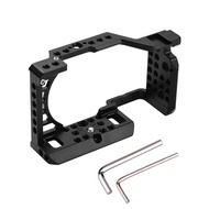 Camera Cage for Sony A6400,Easy Hood Camera Cage for Sony Alpha A6400,Aluminum Vlogging Video Shooti