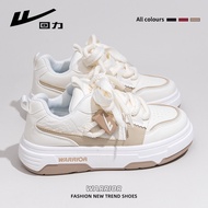 Warrior | Giày Thể Thao Vải Canvas Đế Dày 1 Đôi Màu Đỏ