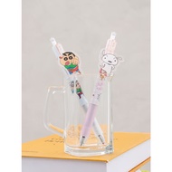 Crayon Shin-chan Acrylic Decoration Ballpoint Pen (Black Ink) 0.5 mm | Shin-chan & Shiro