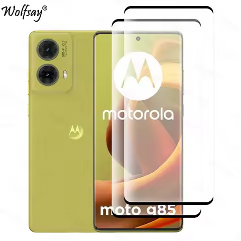 3D Curved Edge Tempered Glass For Motorola Moto G85 Screen Protector Moto G85 G 85 Full Cover Glass 