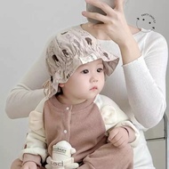 Children's Hat 6 To 2 Years Old Head Circumference 46-48 Cm. Girls' Wide-Brimmed Cotton Fabric Rabbi