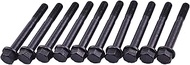 LSSOCH 10PCS Cylinder Head Bolts 119515-01200 YM119515-01200 Compatible with Yanmar Engine 2YM15 2TN