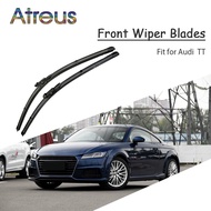 2pcs High Quality Rubber Front Wiper Blades For Audi TT MK1 MK2 MK3 TT 1998-2017 Modified Accessorie