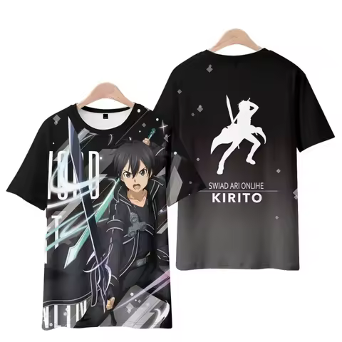 Bandai Summer Anime Sword and Blade God Domain Asuna Kirito Surrounding Quick Drying Breathable Comf
