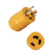 Penyesuai Generator ke Mesin Kimpalan - L14-30P ke L6-30R 240V 30A Penyesuai 4 Pin ke 3 Pin untuk Pe