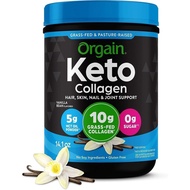 Serbuk Protein Kolagen Keton Organik dengan Perisa Vanila Minyak MCT - Mesra Paleo, Peptida Hidrolis