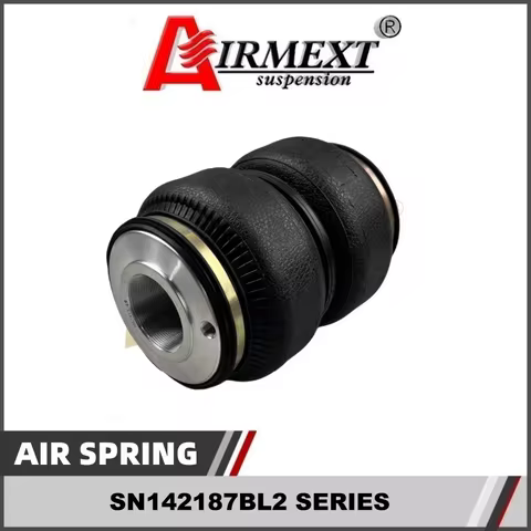 SN142187BL2-KS1-S/ Airlift 5813 Fit KSPORT coilover(Thread M52*1.5)/Air suspension Double bellows ai