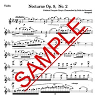 Nocturne Op. 9, No. 2 (Frédéric Chopin) Violin Music Sheet | Sheet Music [PDF]