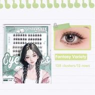 GECOMO Natural Glue free Fake Eyelashes Natural Eyelashes Bulu Mata Palsu Natural False Eyelash