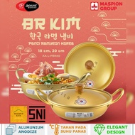 Korean Ramyun Pot 18 20 CM Aluminum Jawa Maspion / Korean Ramyeon Gold Pot / Korean Ramen Pot / Kore