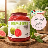 Boduo pink guava jam makes pink guava tea
