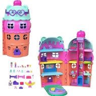 Polly Pocket Micro Dolls & Large Gelato House Playset, Ice Cream Bear