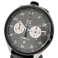TAG HEUER Carrera 1887 計時碼錶 100 週年限量版 CAR2C14 腕錶，不鏽鋼/皮革/陶瓷/鈦金屬，自動上鍊機芯，灰色錶盤/黑色皮革錶帶，男士款 [二手]