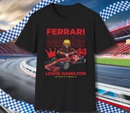 Ferrari F1 T-Shirt 2025 Season, T-Shirt Lewis Hamilton Racing Gift for Men and  F1 Scuderia Fan Merc