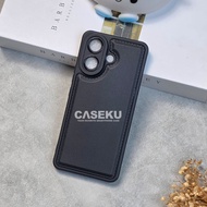 Vivo V60 Lite Case Leather Pro Camera Black Case Vivo V60 Lite