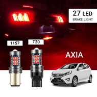 [PERODUA] Axia 27LED Car Brake Light Bulb Flash & Non Flash T20/7443 1157/P21-5W (Strobe 3 Times + C