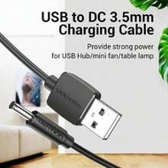 สายเคเบิล USB เป็น DC 3.5 มม. DC 5V ปลั๊ก USB แบบ A USB เป็น 5V สายไฟ สายไฟ USB เป็น DC ปลายปลั๊ก ใช