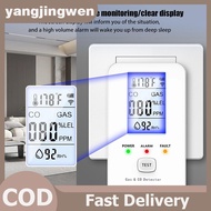 YANGWEN 4-in-1 Carbon Monoxide Alarm Natural Gas & Carbon Monoxide , Propane,Methane Detector Alarm 
