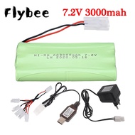 7.2V 3000mah AA NI-MH rechargeable battery For Remote control electric toys boats cars trucks 7.2 V 