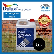 5LT Dulux Fungicidal Wash / anti fungus wash Preparation for Interior & Exterior Wall Brick Wood Kil