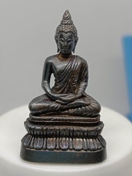 พระกริ่ง พระพุทธนวมมหาราชยุจฉับปรวัฒนมงคล 72พรรษา ในหลวงร.9 โลหะรมดำ สร้าง2542 หายาก (m0392)