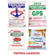 PALING MURAH : TEPUNG GANDUM CAP SAUH / GPS /FAIZA / CAP ROS MFM 850G / 1KG