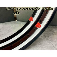 Akront Morad Rim two tone  straight lines