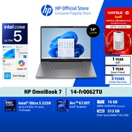 [แถมเครื่องฟอกส่งตามหลัง] HP OmniBook 7 | Intel Core Ultra | Arc Graphics | 14" | Copilot+ PC | Win1