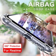 เคสโทรศัพท์กันกระแทกแบบใสสำหรับ Realme X50 8 7 V5 7i C17 6 6i 5 5i 3 Narzo 30A 20 Pro C2 C3 C11 C12 C25 C25s C15 C17 C20 C11 C21Y XT เคสซิลิโคนแบบนิ่มฝาครอบป้องกัน TPU