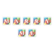 Letter Balloon Box Set (25cm x 25cm x 25cm)