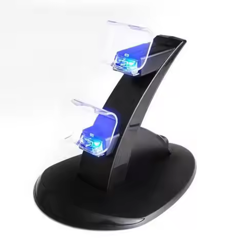 For PS4 Dual Controller Charging Dock Dual Fast Charger Charging Station for PlayStation 4 Controlle